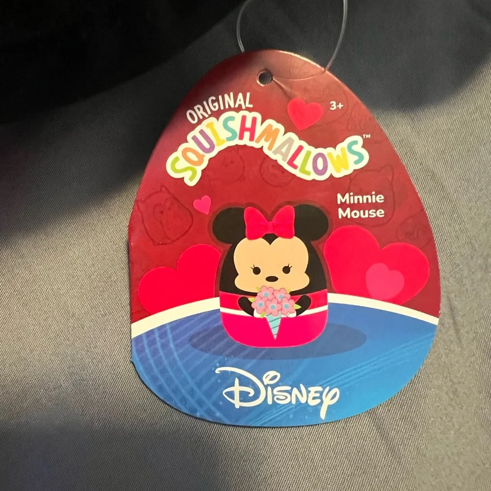 Set of Mickey and Minnie 9 Inch Valentines Squishmallows - Picture 2 of 9